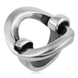 Silver plated ring “embrace” silver plated