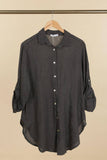 Italian Linen Rolled Sleeve shirt