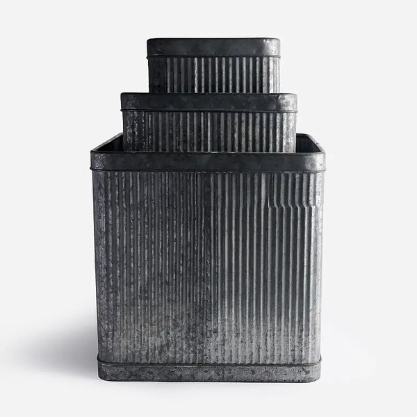 Lowe Tin Planter by Wicka