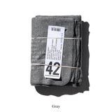 Felted Grey Blanket by PUEBCO