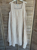 Italian Linen Sleeveless striped dress