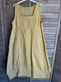 Italian Linen Sleeveless striped dress
