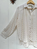 Jacquard Sheer Shirt