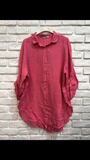 Italian Linen Rolled Sleeve shirt