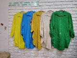 Italian Linen Rolled Sleeve shirt