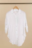 Italian Linen Rolled Sleeve shirt