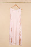 Italian Linen Sleeveless striped dress