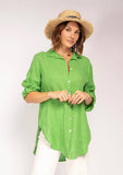 Italian Linen Rolled Sleeve shirt
