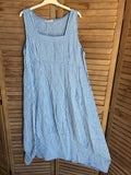 Italian Linen Sleeveless striped dress