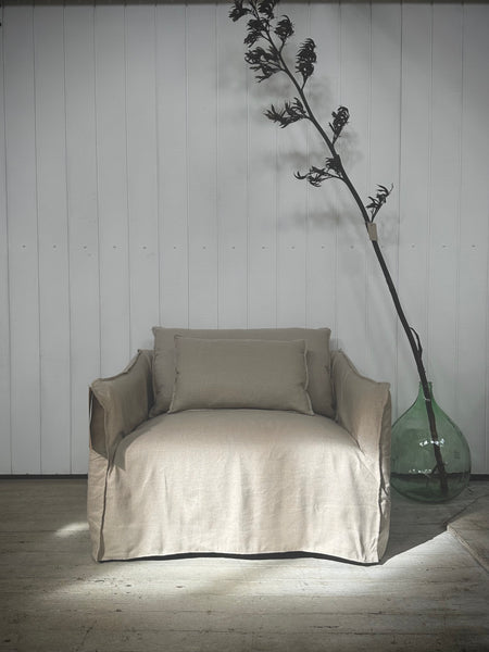 Cape Single Linen Chair