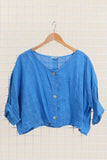 Linen Button up 3/4 sleeve