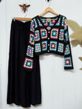 Crochet Panel Cardi