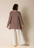 Alexandra Linen Top Milk Chocolate