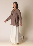Alexandra Linen Top Milk Chocolate