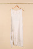 Italian Linen Sleeveless striped dress