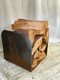 Cube wood holder