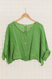 Linen Button up 3/4 sleeve