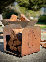 Cube Wood Holder
