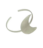 Clear Night silver 10µ set. Moon bracelet + plated ring