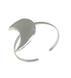 Clear Night silver 10µ set. Moon bracelet + plated ring