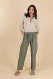 100% linen shirt Taupe
