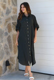Alina Midi Dress with Sleeves
