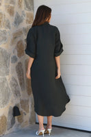 Alina Midi Dress with Sleeves