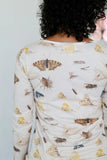 Butterfly Tee by Lazy Bones