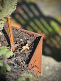 Square Mild Steel Planter Box - Straight Edge