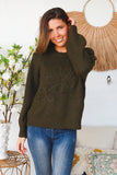Deep Forest Green Wool Blend Jumper