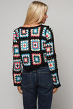 Crochet Panel Cardi