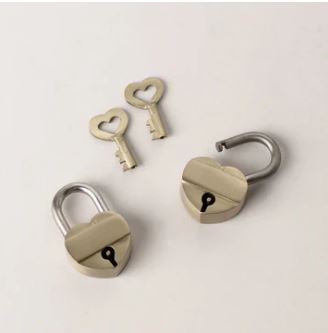 Brass Heart Lock