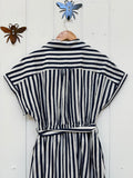 Navy Stripe Maxi Dress