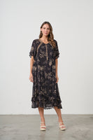 Floral Dress & Raglan Sleeve