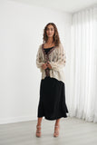 Moroccan Shawl with Bishop Sleeves