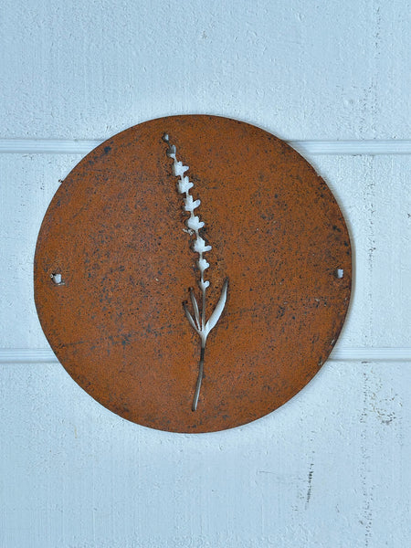 Metal Lavender Plaque