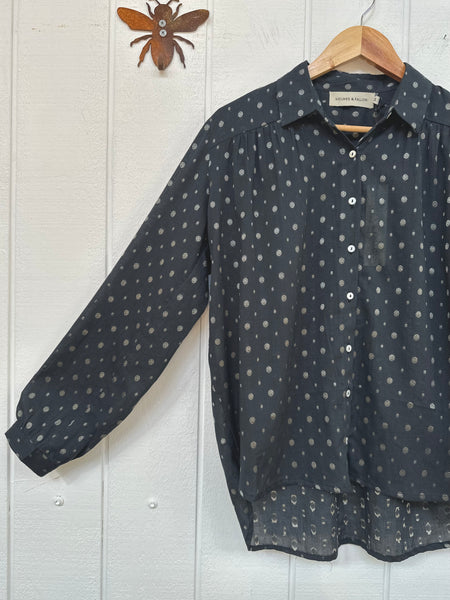 Jacquard Sheer Shirt