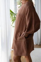 Clay Linen Dress by Eadie Lifestyle