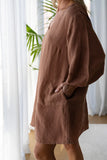 Clay Linen Dress by Eadie Lifestyle