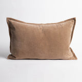 Evelyn Velvet Cushion Natural