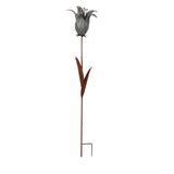Metal Lily Garden Stake