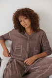 Lounge Espresso Yoga Cropped Cardi