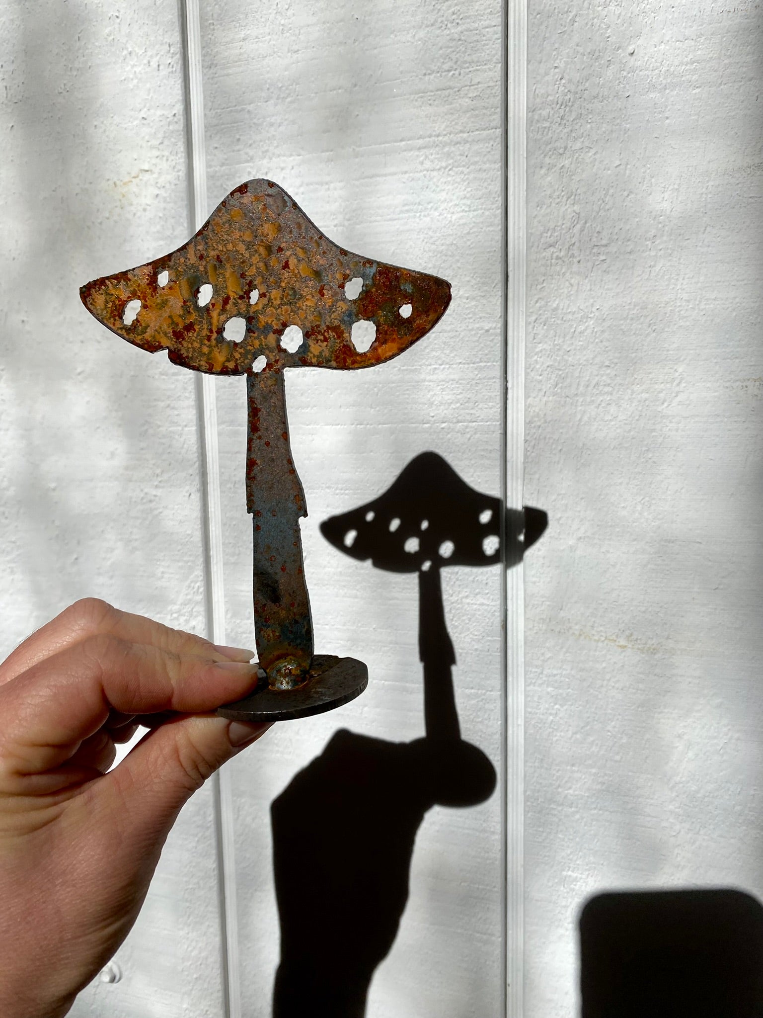 Steel Garden Mushrooms