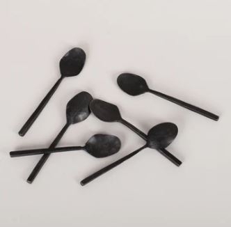 Square handle salt spoon