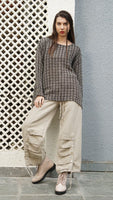 Jane Linen Top Onyx