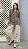 Jane Linen Top Onyx