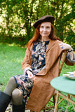 Jenna Tan Linen Jacket by Lazy Bones