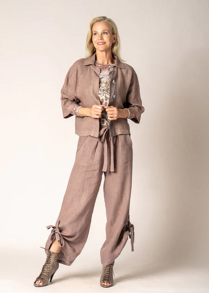 Karey Linen Top