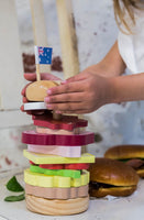Stacking Burger Toy