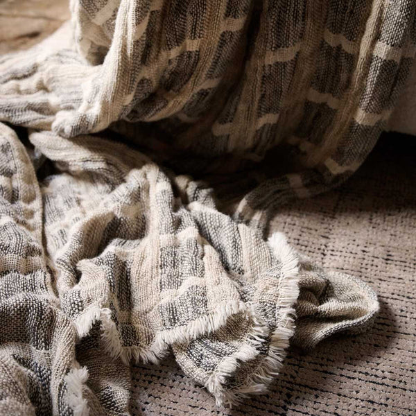 Eadie Lifestyle Petra Linen Throw